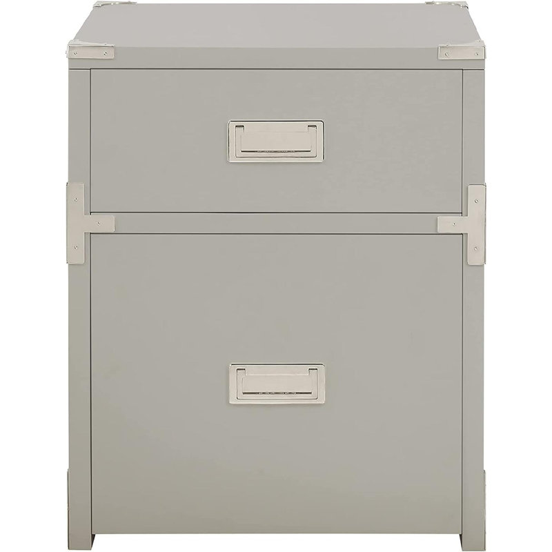 Millwood Pines Saya 19.25'' Wide 2 Drawer Mobile Vertical Filing